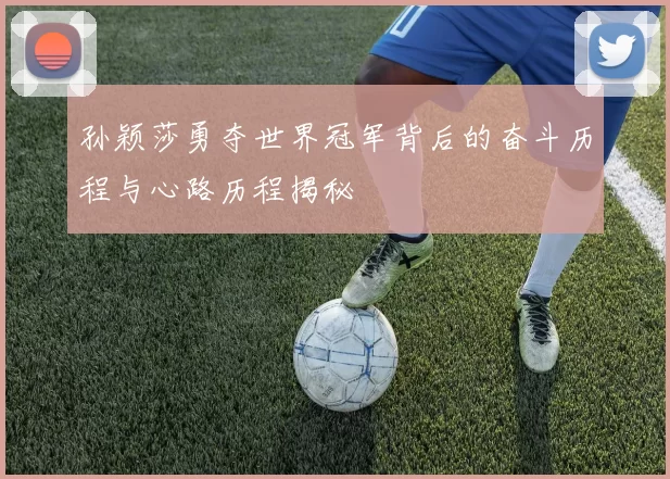 孙颖莎勇夺世界冠军背后的奋斗历程与心路历程揭秘